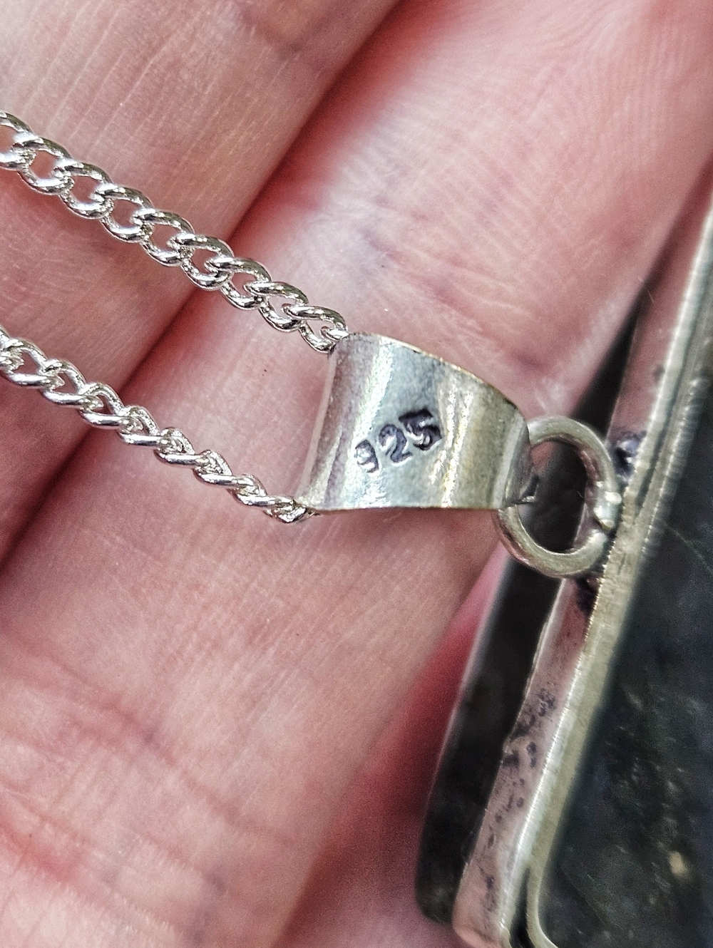 925 Labradorite Necklace - Picture 4 of 5